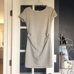 PinkBlush maternity striped tee dress